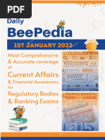 Beepedia Daily Current Affairs (Beepedia) 1st January 2023