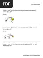 DFA Solved Examples