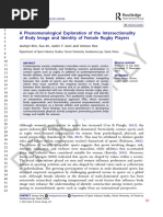 A Phenomenological Exploration of The Intersectionality of Body Image and Identity of Female Rugby Players Proof