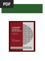 (Ebook PDF) Learner Corpus Research: New Perspectives and Applications Download PDF