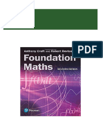 Full (Ebook PDF) Foundation Maths 7th Edition PDF All Chapters