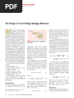 The Design of A Low-Voltage Bandgap Reference The Analog Mind