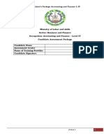 Accounting & Finance L4 Holistic Assessent