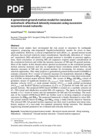 A Generalized Ground-Motion Model For Consistent M