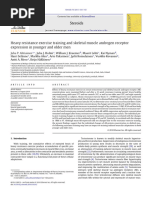 Heavy Resistance Exercise Training and Skeletal Muscle Androgen Receptor