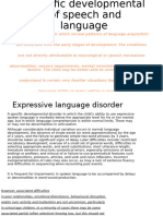 Language Disorder