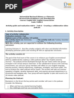 Activity Guide and Evaluation Rubric - Unit 3 - Task 6 - Creating A Collaborative Video Podcast