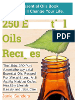 250 Recipes For Essential Oils Anti Aging