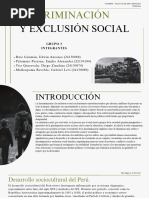 Discriminación y Exclusión Semana 12 Grupo 3