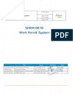 E - PM SHEM-8.10 Work Permit Systems