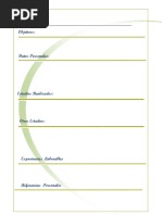 Curriculum - Jose Ferreira