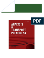 Full (Ebook PDF) Analysis of Transport Phenomena 2nd Edition by William M. Deen PDF All Chapters