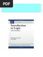 Get Introduction To Logic Third Edition Michael R Genesereth PDF Ebook With Full Chapters Now