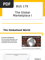 Week 6 - The Global Marketplace I