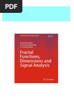 Get Fractal Functions, Dimensions and Signal Analysis Santo Banerjee PDF Ebook With Full Chapters Now