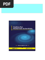 Full Optics For Materials Scientists 1st Edition Myeongkyu Lee (Author) PDF All Chapters