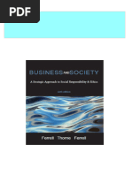 Business and Society A Strategic Approach To Social Responsibility Ethics Sixth Edition Ferrell Download PDF