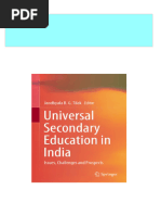 (Ebooks PDF) Download Universal Secondary Education in India Issues Challenges and Prospects Jandhyala B. G. Tilak Full Chapters