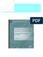 Full Cultures of Social Justice Leadership: An Intercultural Context of Schools Pamela S. Angelle PDF All Chapters