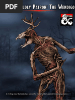 Warlock Otherworldly Patron The Wendigo DD 5e-1