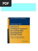 Advanced Intelligent Systems For Sustainable Development AI2SD 2018 Volume 5 Advanced Intelligent Systems For Computing Sciences Mostafa Ezziyyani