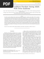 Policy Practice Intel Disabi - 2016 - Tassé - Psychiatric Conditions Prevalent Among Adults With Down Syndrome