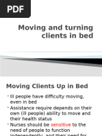 Moving and Transferring Clients On Bed