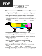 Summative Cookery For Prepare Cook Meat