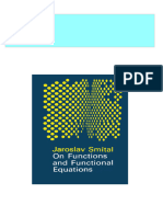 Get On Functions and Functional Equations First Edition Smital Free All Chapters