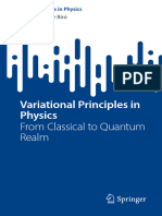 Variational Principles in Physics: From Classical To Quantum Realm