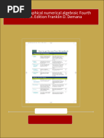 Immediate Download Calculus Graphical Numerical Algebraic Fourth Edition. Edition Franklin D. Demana Ebooks 2024