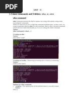 Linux Unit II