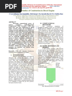 Studies of Combustion in Diesel Engine S