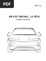 Byd Seal U EV Owner's Manual