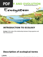 Ecology and Evolution