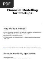 Product Finance - Financial Modelling For Startups