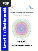 Basic Mathematics (FPMB0001)