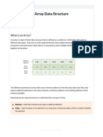 Array Data Structure