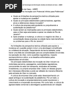 Análise Do Estudo de Caso - UBER - Artigo Universitário