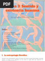 Tema 3: Sentido y Existencia Humana