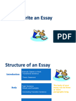 103 Essay Structure