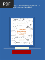 General Relativity The Theoretical Minimum 1st Edition Leonard Susskind Download PDF