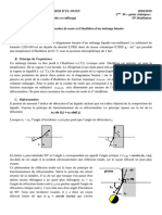 TP Courbes de Rosée Et D'ébullition D'un Mélange Binaire