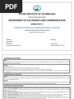 Arm Lab Manual 6th Sem Ece