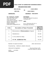 Shivanna - MVC 315 of 2021 - Belagavi