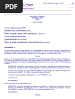 Viasons Shipping Inc. v. CA and National Steel, GR No.L-112350, December 12, 1997 G.R. No. 112287