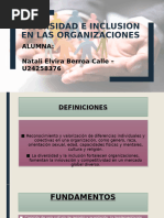 Diversidad e Inclusion en Las Organizaciones