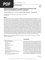 Impact of Process Parameters On Improving The Perf