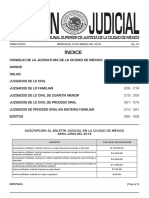 Boletín Judicial: Índice