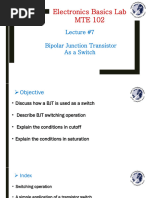 Lec 7 BJT As A Switch